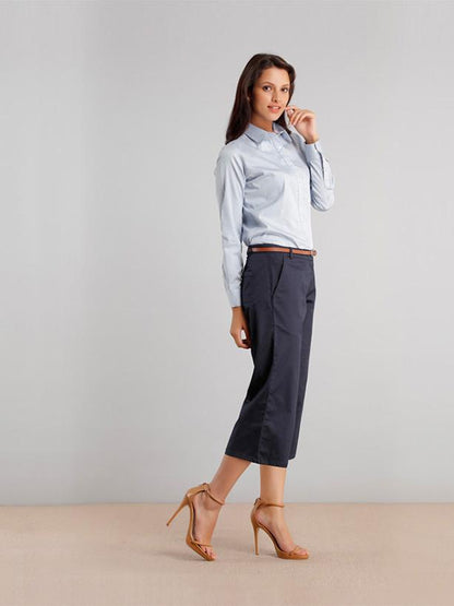 Stretchable Culottes - Blue