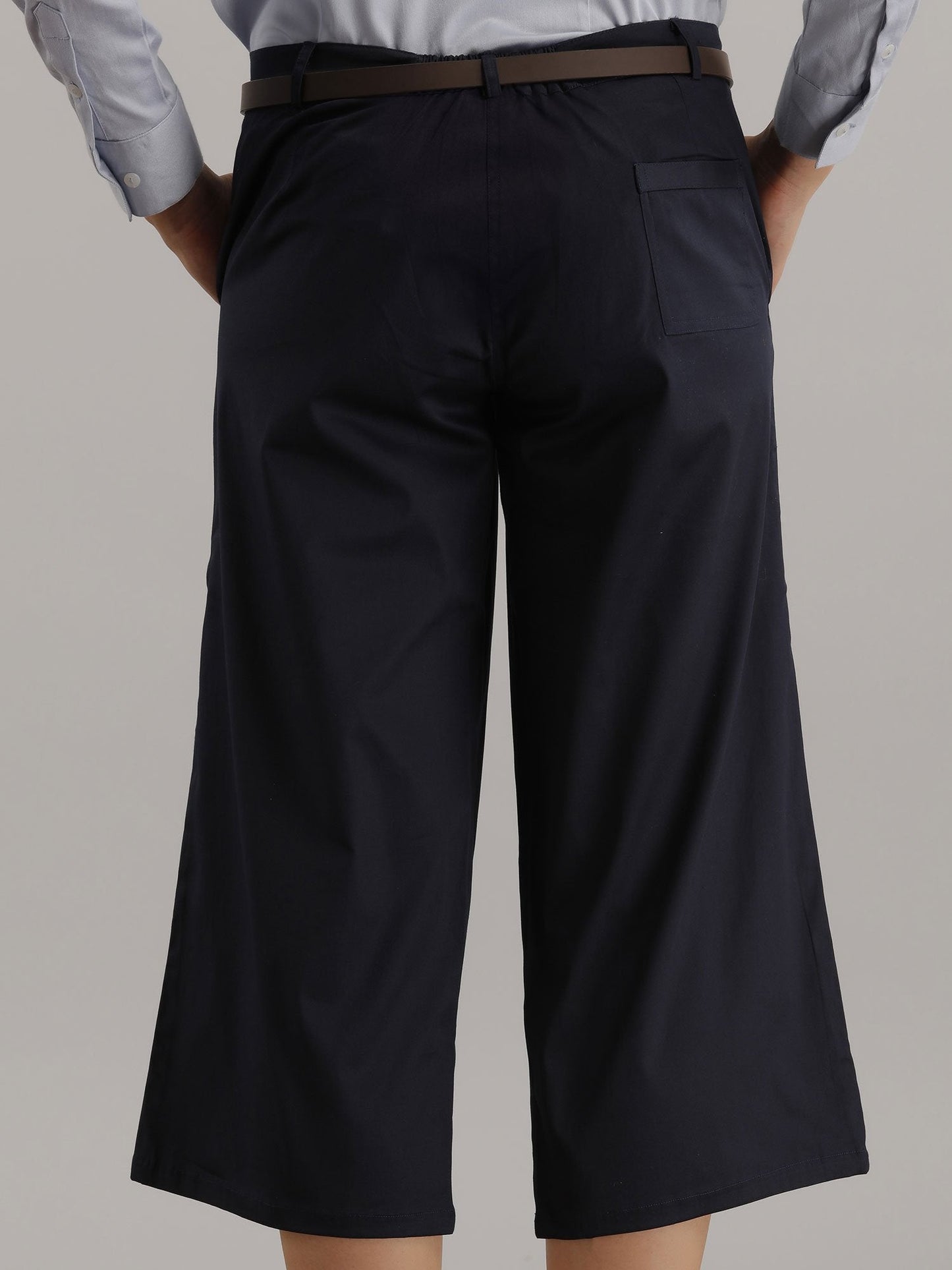 Stretchable Culottes - Blue