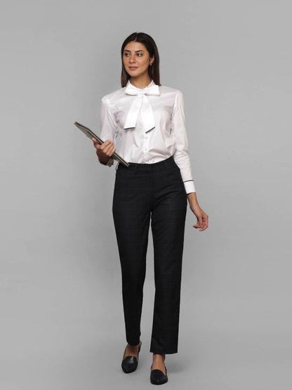 Classic Work Pants - Navy Check