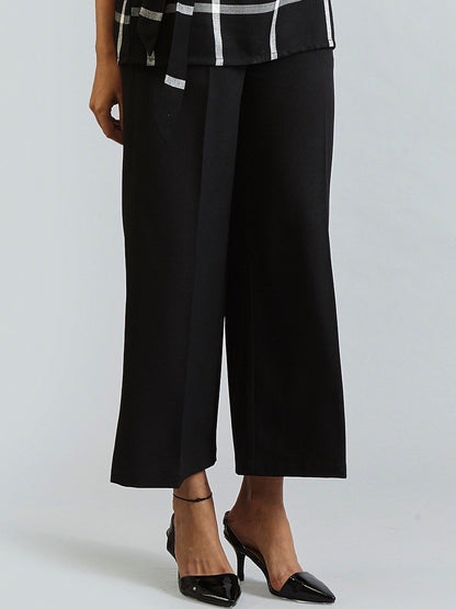 Wide Leg Culottes - Black