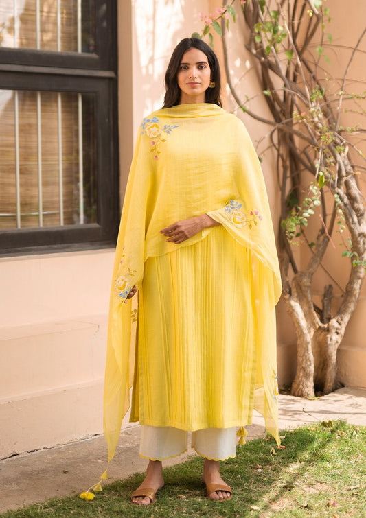Sunbeam Applique Kurta Set