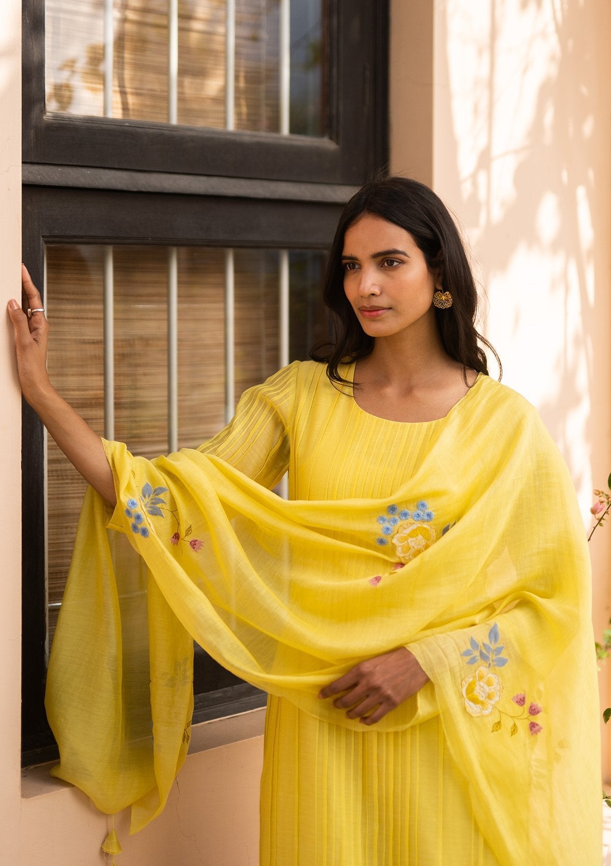 Sunbeam Applique Kurta Set