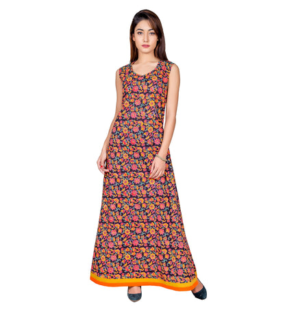 Mustard Yellow Indo Western Dress
